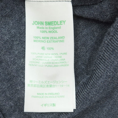 【中古】ジョンスメドレー JOHN SMEDLEY ウール ハイゲージ ニットベスト ダークグレー【サイズS】【GRY】【A/W】【状態ランクB】【メンズ】【759092】