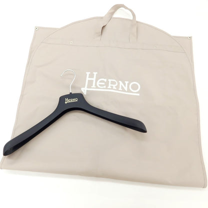 【中古】ヘルノ Herno ウールナイロン フーデッド 中綿ブルゾン オリーブ【 46 】【 状態ランクB 】【 メンズ 】