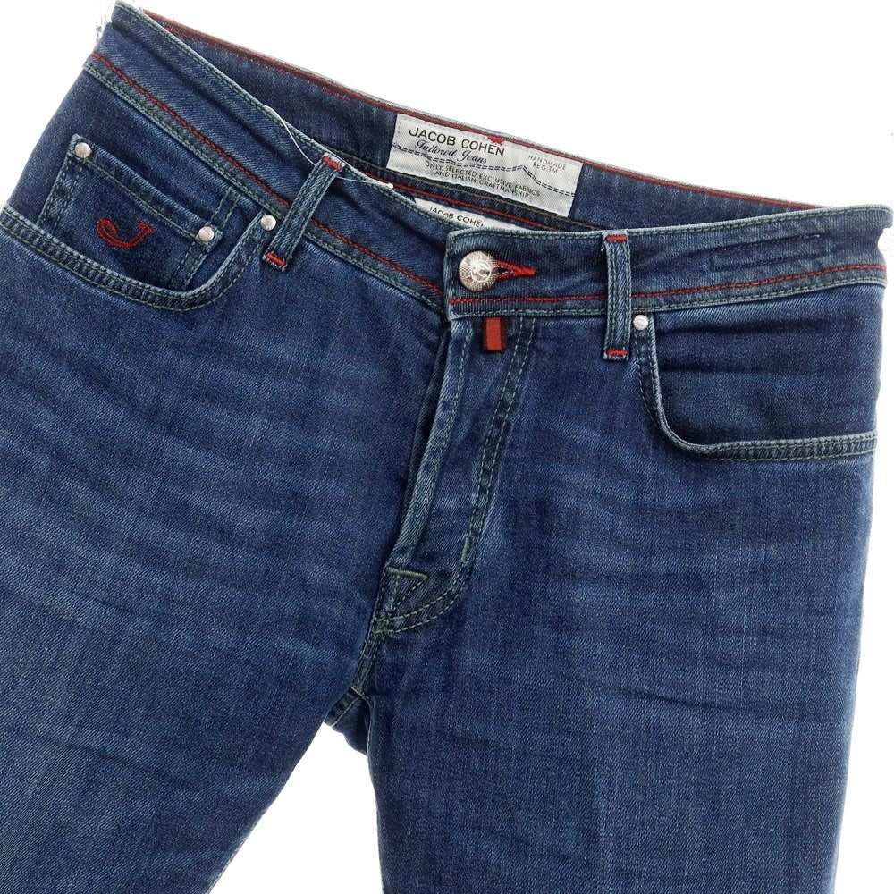 【中古】ヤコブコーエン JACOB COHEN PW688 ストレッチ デニムパンツ ジーンズ ネイビー【 32 】【 状態ランクB 】【 メンズ 】