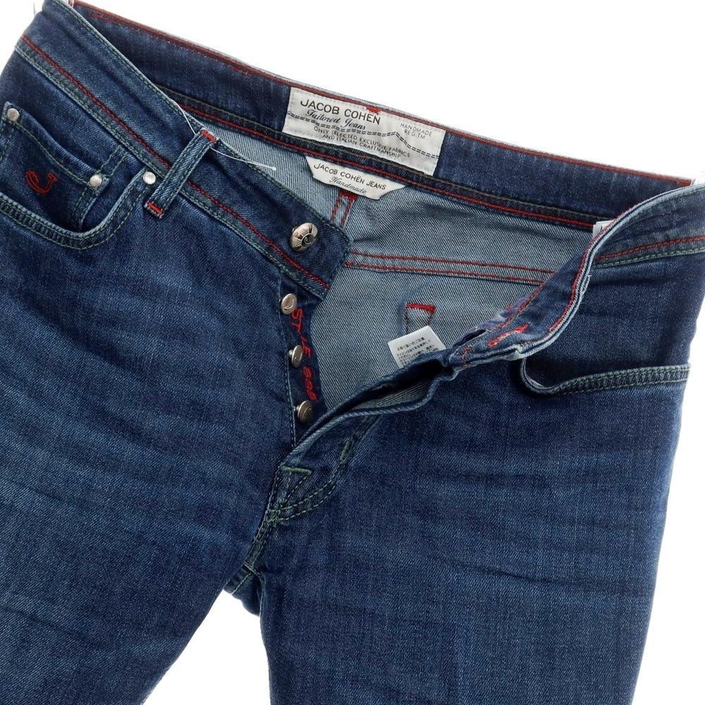 [Used] JACOB COHEN PW688 Stretch Denim Pants Jeans Navy [32] [Condition Rank B] [Men&