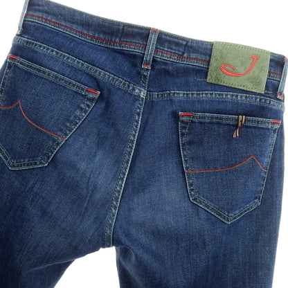 [Used] JACOB COHEN PW688 Stretch Denim Pants Jeans Navy [32] [Condition Rank B] [Men&