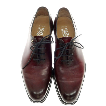 [Used] Salvatore Ferragamo TRAMEZZA Whole Cut Dress Shoes Burgundy [Order Item (7 1/2)] [Condition Rank B] [Men&