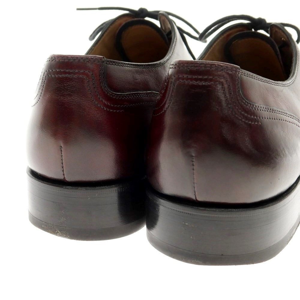 [Used] Salvatore Ferragamo TRAMEZZA Whole Cut Dress Shoes Burgundy [Order Item (7 1/2)] [Condition Rank B] [Men&