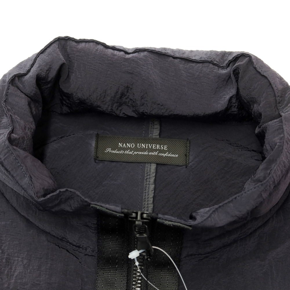 [Used] Nano Universe Nylon Zip-up Shell Jacket Charcoal [Size L] [GRY] [S/S] [Condition Rank A] [Men&