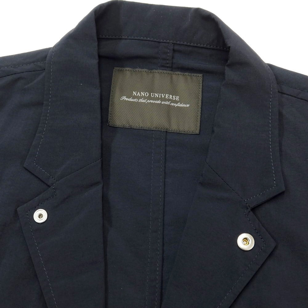 [Used] [Unused] Nano Universe Nylon Casual Jacket Dark Navy [L] [Condition Rank S] [Men&