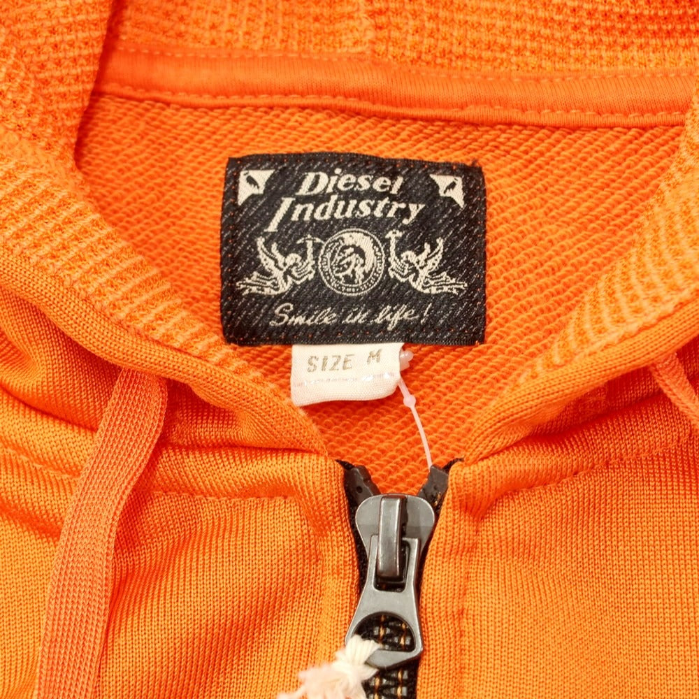 [Used] [Unused] Diesel Rayon Cotton Zip-up Hoodie Orange [M] [Condition Rank S] [Men&