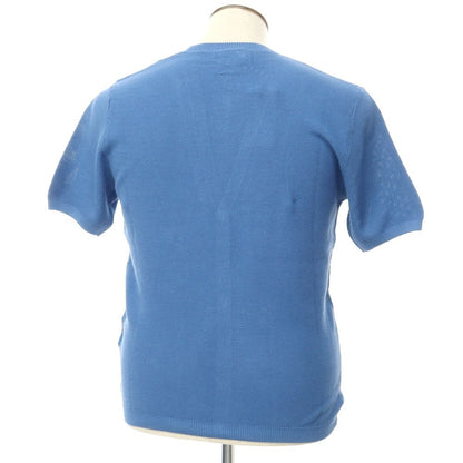 [Used] Heritage Cotton Short Sleeve Cardigan Blue [48] [Condition Rank B] ​​[Men&