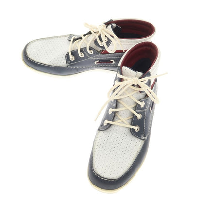 [Used] Timberland high cut deck shoes, navy x white [26cm] [Condition rank B] [Men&