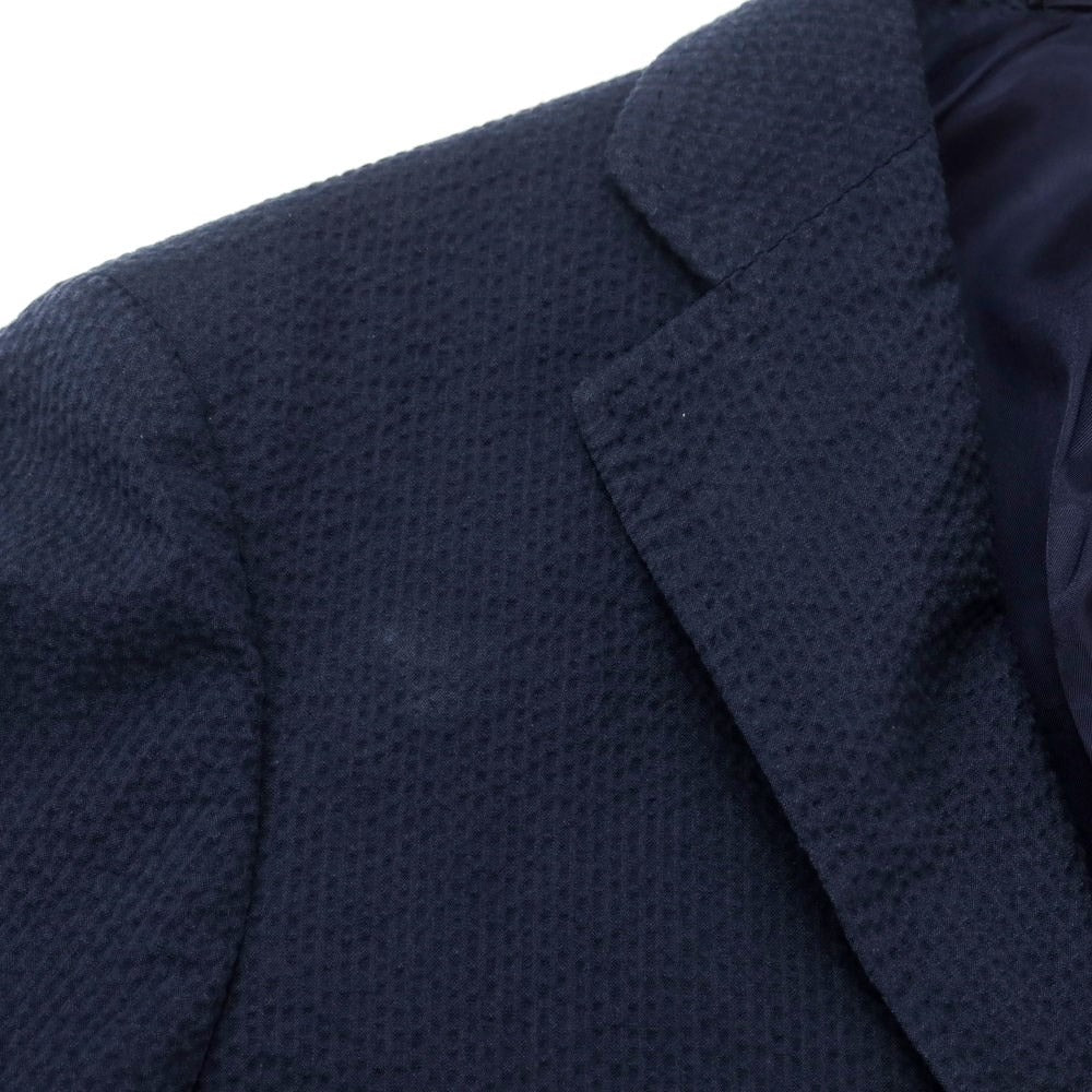 [Used] RING JACKET Cotton Soccer Set-up 3-Button Suit Navy [42] [Condition Rank C] [Men&