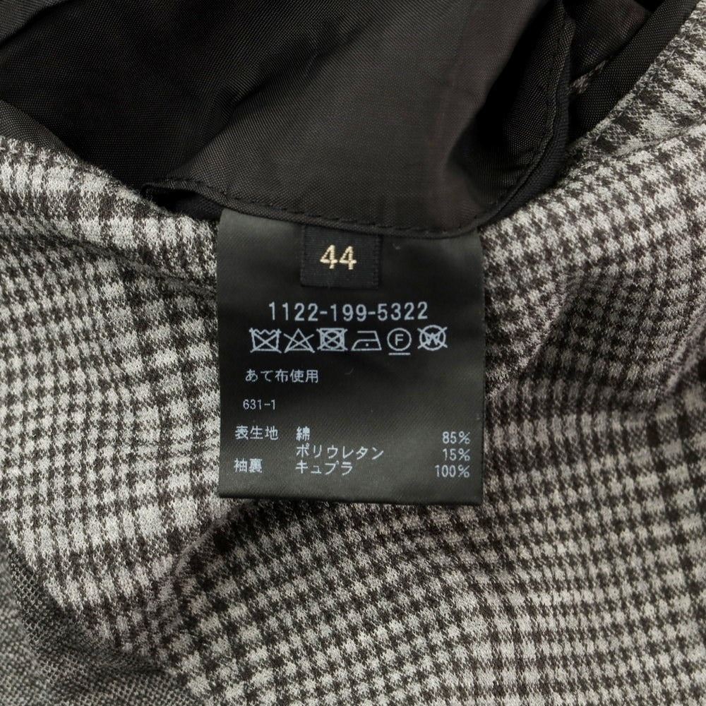 【中古】ユナイテッドアローズ UNITED ARROWS コットンポリエステルジャージー チェック ジャケット グレー【 44 】【 状態ランクB 】【 メンズ 】
[APD]