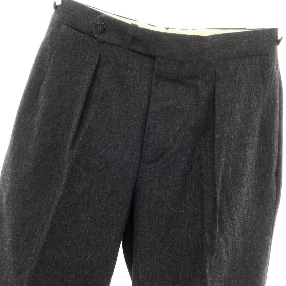 【中古】ジーティーアー G.T.A ストレッチ ウールナイロン ドレススラックスパンツ チャコール【サイズ44】【 状態ランクA 】【 メンズ 】 [EPD]