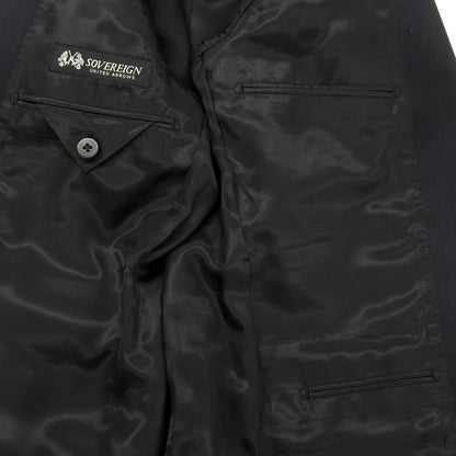 [Used] SOVEREIGN Wool Tuxedo Formal Suit Black [44] [Condition Rank A] [Men&