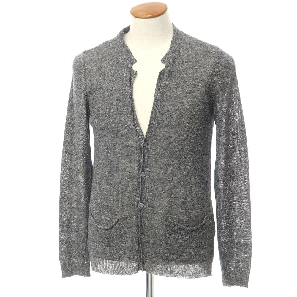 [Used] Roberto Collina ROBERTO COLLINA Linen Cotton Cardigan Navy [46] [Condition Rank C] [Men&