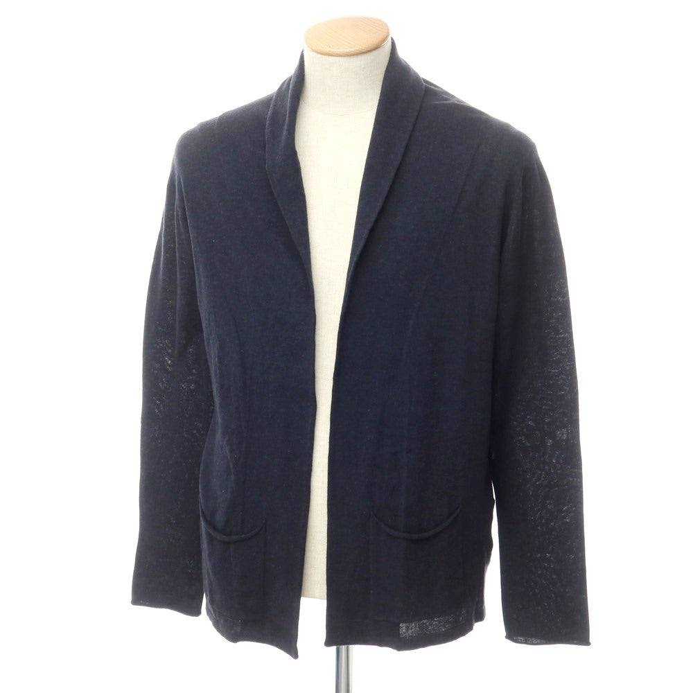 [Used] Three Dots High Gauge Cotton Shawl Collar Cardigan Navy [S] [Condition Rank C] [Men&