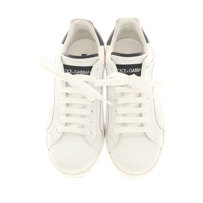 [Used] Dolce &amp;amp; Gabbana DOLCE&amp;amp;GABBANA Leather Low-Cut Sneakers White [6 1/2] [Condition Rank B] [Men&