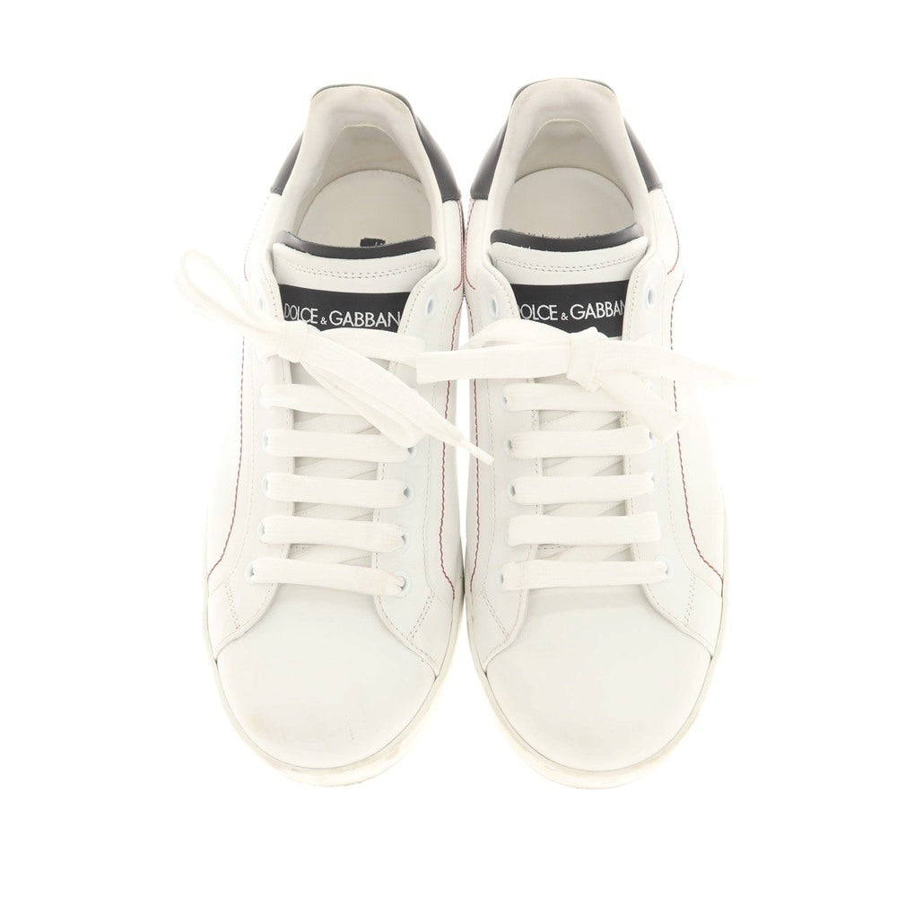 [Used] Dolce &amp;amp; Gabbana DOLCE&amp;amp;GABBANA Leather Low-Cut Sneakers White [6 1/2] [Condition Rank B] [Men&