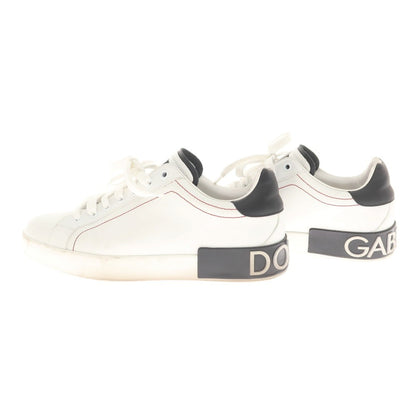 [Used] Dolce &amp;amp; Gabbana DOLCE&amp;amp;GABBANA Leather Low-Cut Sneakers White [6 1/2] [Condition Rank B] [Men&