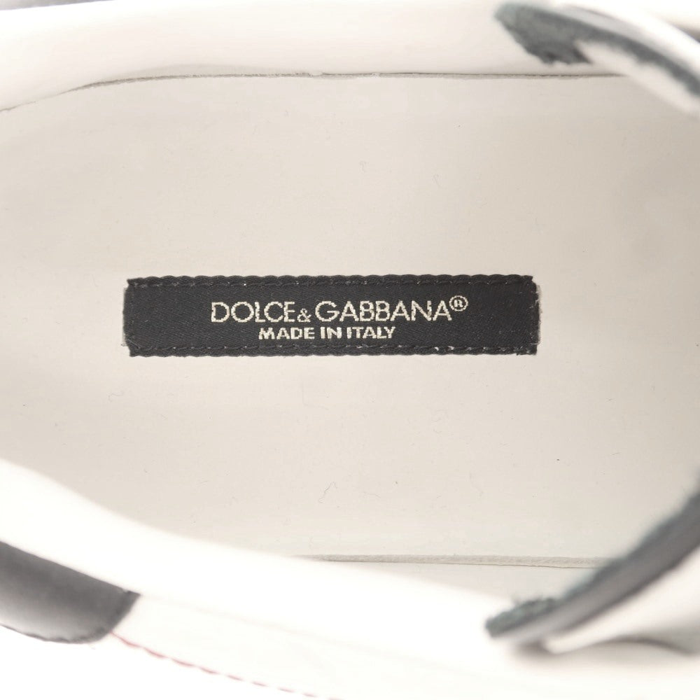 【中古】ドルチェアンドガッバーナ DOLCE&amp;GABBANA レザー ローカットスニーカー ホワイト【 6 1/2 】【 状態ランクB 】【 メンズ 】
[BPD]