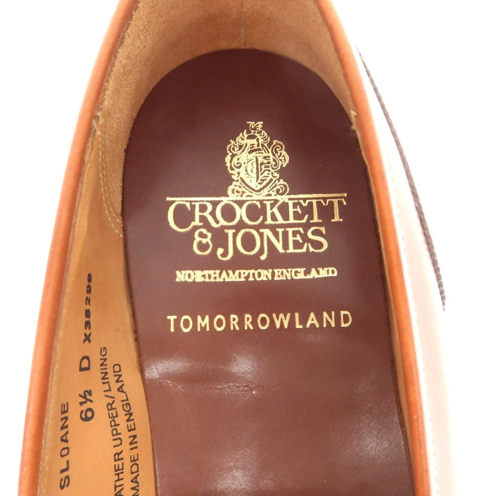 [Used] Crockett &amp;amp; Jones SLOANE Tomorrowland exclusive quilted tassel loafers, brown [6 1/2 D] [Condition Rank A] [Men&