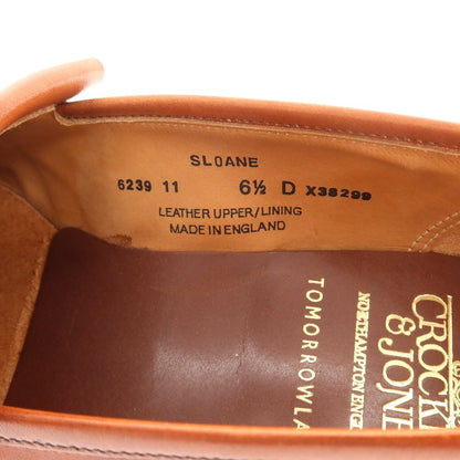 【中古】クロケットアンドジョーンズ CROCKETT&amp;JONES SLOANE トゥモローランド別注 キルトタッセルローファー ブラウン【 6　1/2　D 】【 状態ランクA 】【 メンズ 】
[BPD]