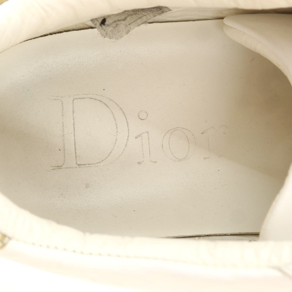 [Used] Dior Homme Leather Sneakers White [40] [Condition Rank C] [Men&