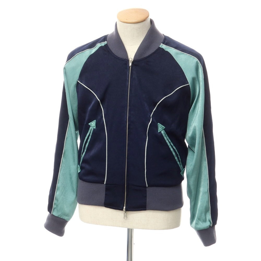 [Used] JOEGUSH Polyester reversible Sukajan Navy x Green [Size 1] [NVY] [S/S] [Condition Rank C] [Men&