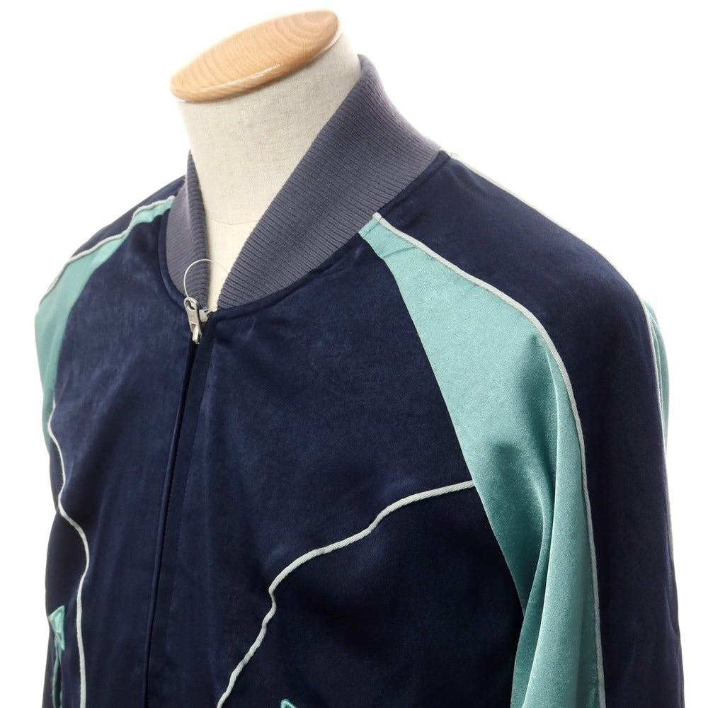 [Used] JOEGUSH Polyester reversible Sukajan Navy x Green [Size 1] [NVY] [S/S] [Condition Rank C] [Men&