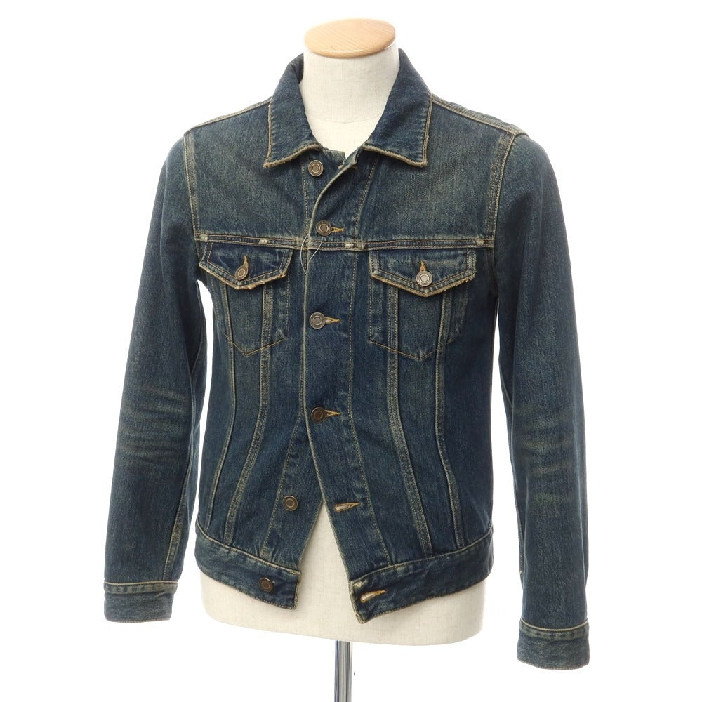 [Used] Saint Laurent Paris Cotton G-Jean Denim Jacket Navy [Size XS] [NVY] [S/S/A/W] [Condition Rank B] [Men&