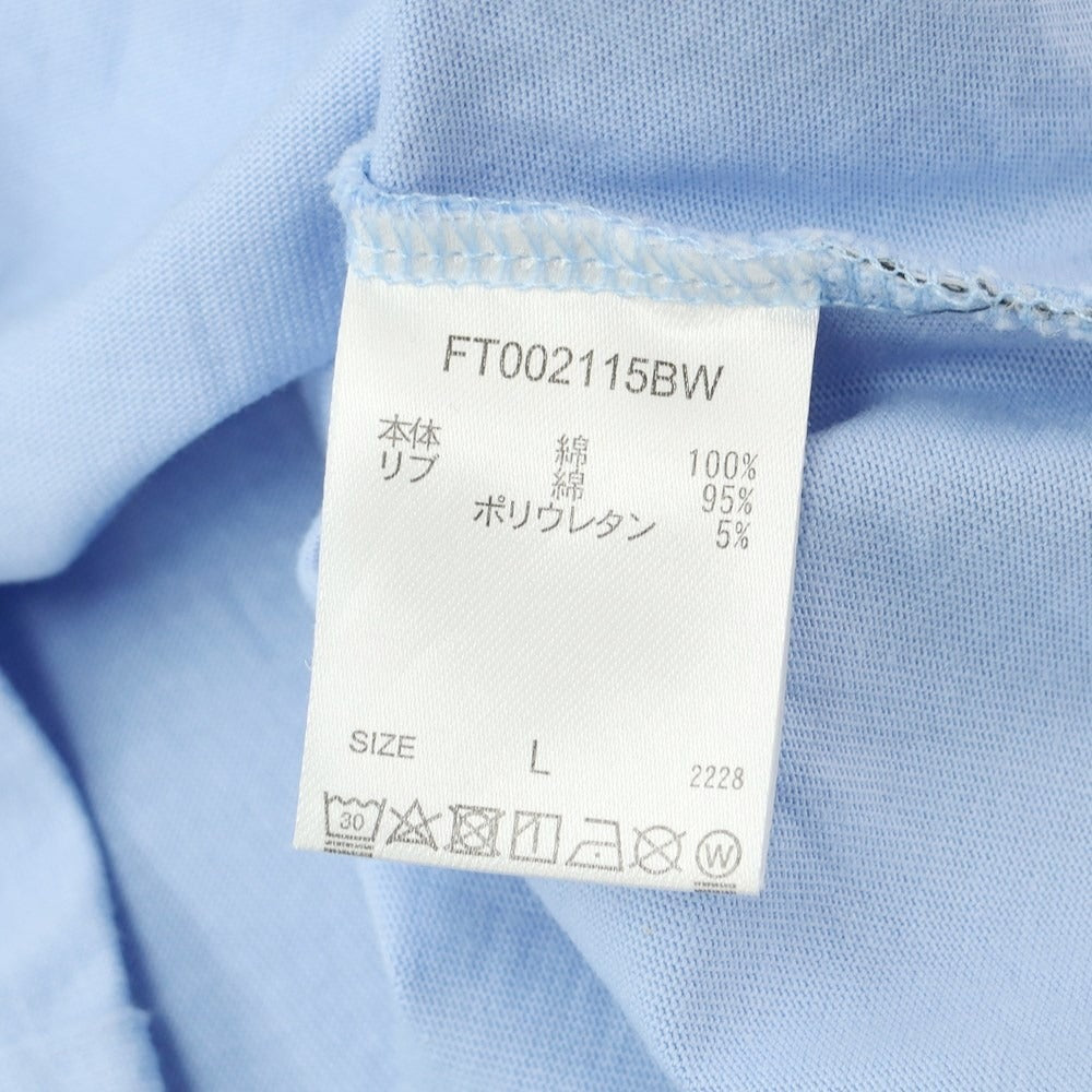 [Used] FTW Ringer short-sleeved T-shirt, light blue x navy [L] [Condition rank B] [Men&