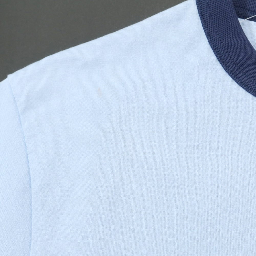 [Used] FTW Ringer short-sleeved T-shirt, light blue x navy [L] [Condition rank B] [Men&