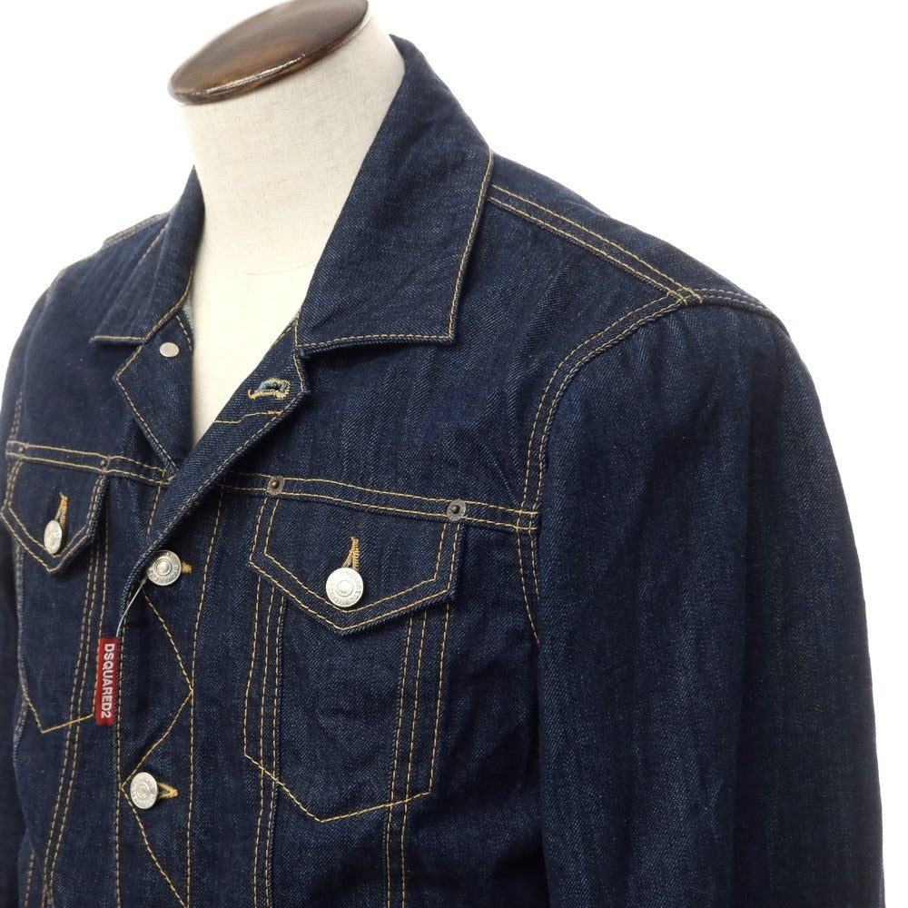 [Used] DSQUARED2 Cotton G-Jean Denim Jacket Navy [Size 50] [NVY] [S/S/A/W] [Condition Rank B] [Men&