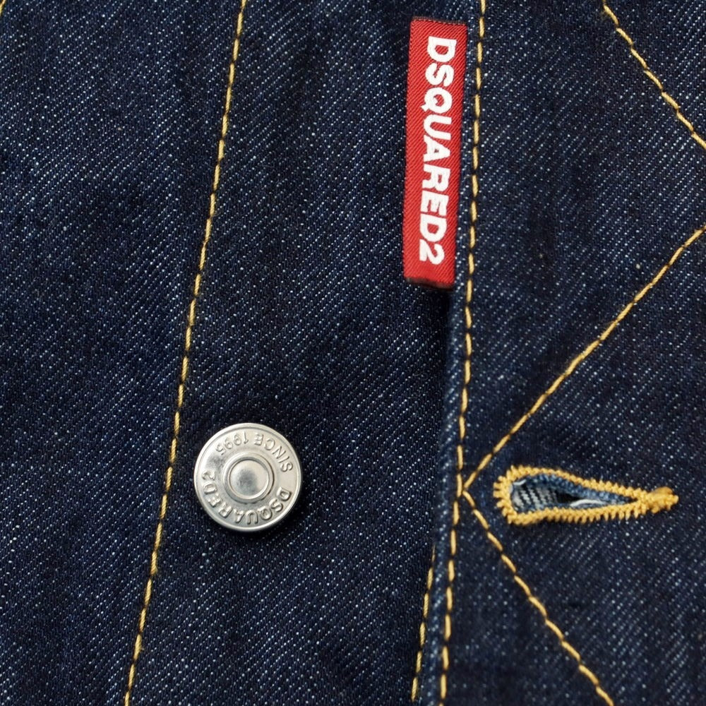 [Used] DSQUARED2 Cotton G-Jean Denim Jacket Navy [Size 50] [NVY] [S/S/A/W] [Condition Rank B] [Men&