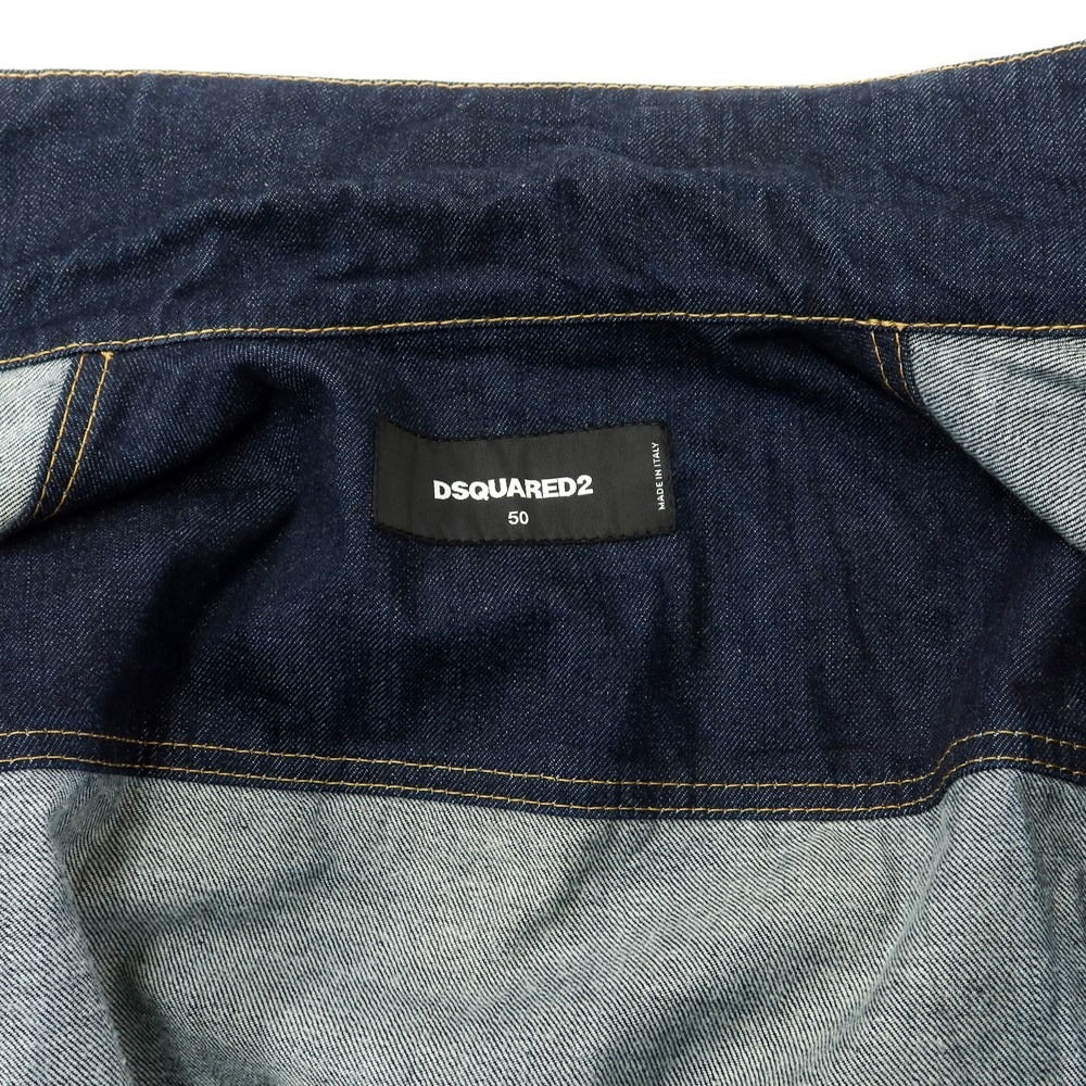 [Used] DSQUARED2 Cotton G-Jean Denim Jacket Navy [Size 50] [NVY] [S/S/A/W] [Condition Rank B] [Men&