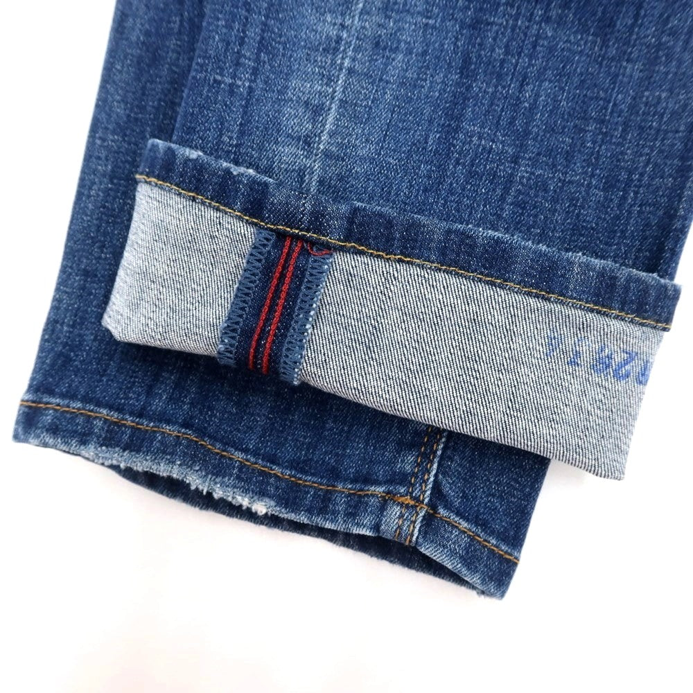 [Used] Chiplus C+ Distressed Denim Pants Jeans Navy Blue [33] [Condition Rank A] [Men&