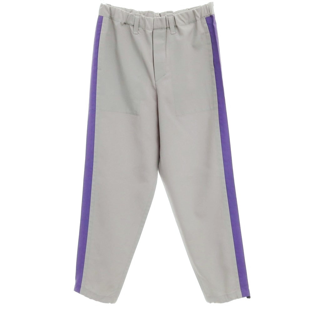 [Used] IM MEN 2023 Fall/Winter Polyester Easy Pants Gray x Purple [No Size (L)] [Condition Rank A] [Men&