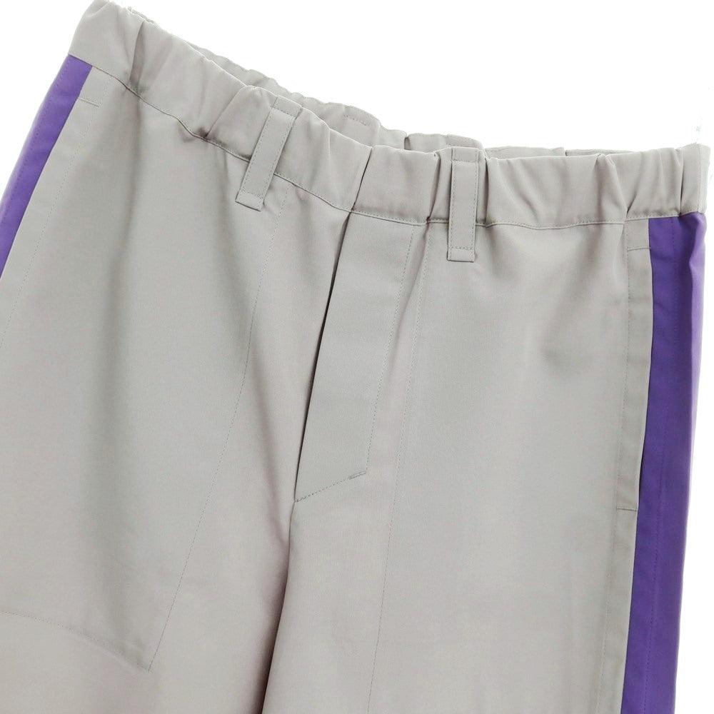 [Used] IM MEN 2023 Fall/Winter Polyester Easy Pants Gray x Purple [No Size (L)] [Condition Rank A] [Men&