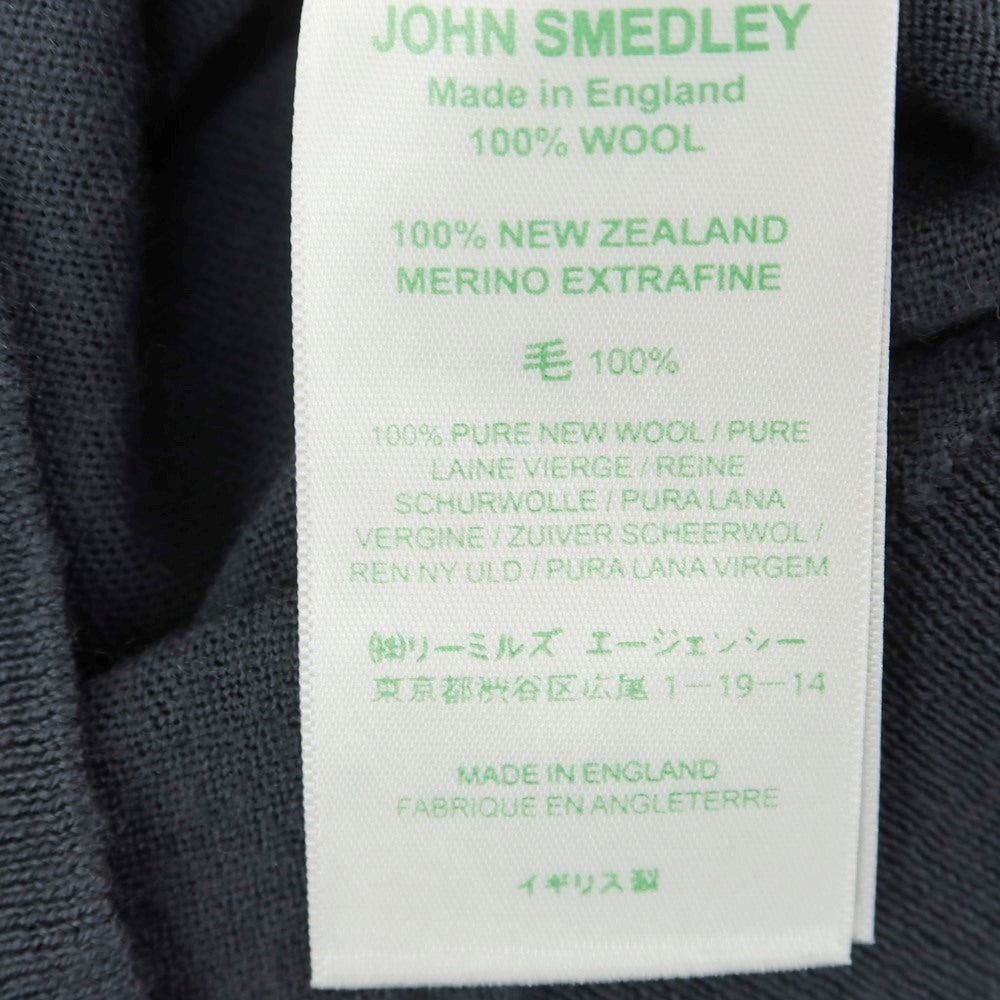 【中古】ジョンスメドレー JOHN SMEDLEY ウール タートルネック プルオーバーニット ダークグレー【サイズS】【GRY】【A/W】【状態ランクB】【メンズ】【759089】