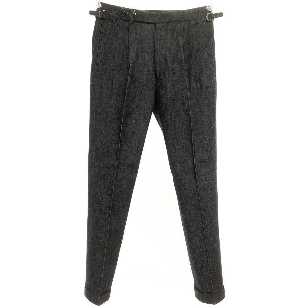 [Used] Mila Schon denim slacks pants, black [46] [Condition rank B] ​​[Men&