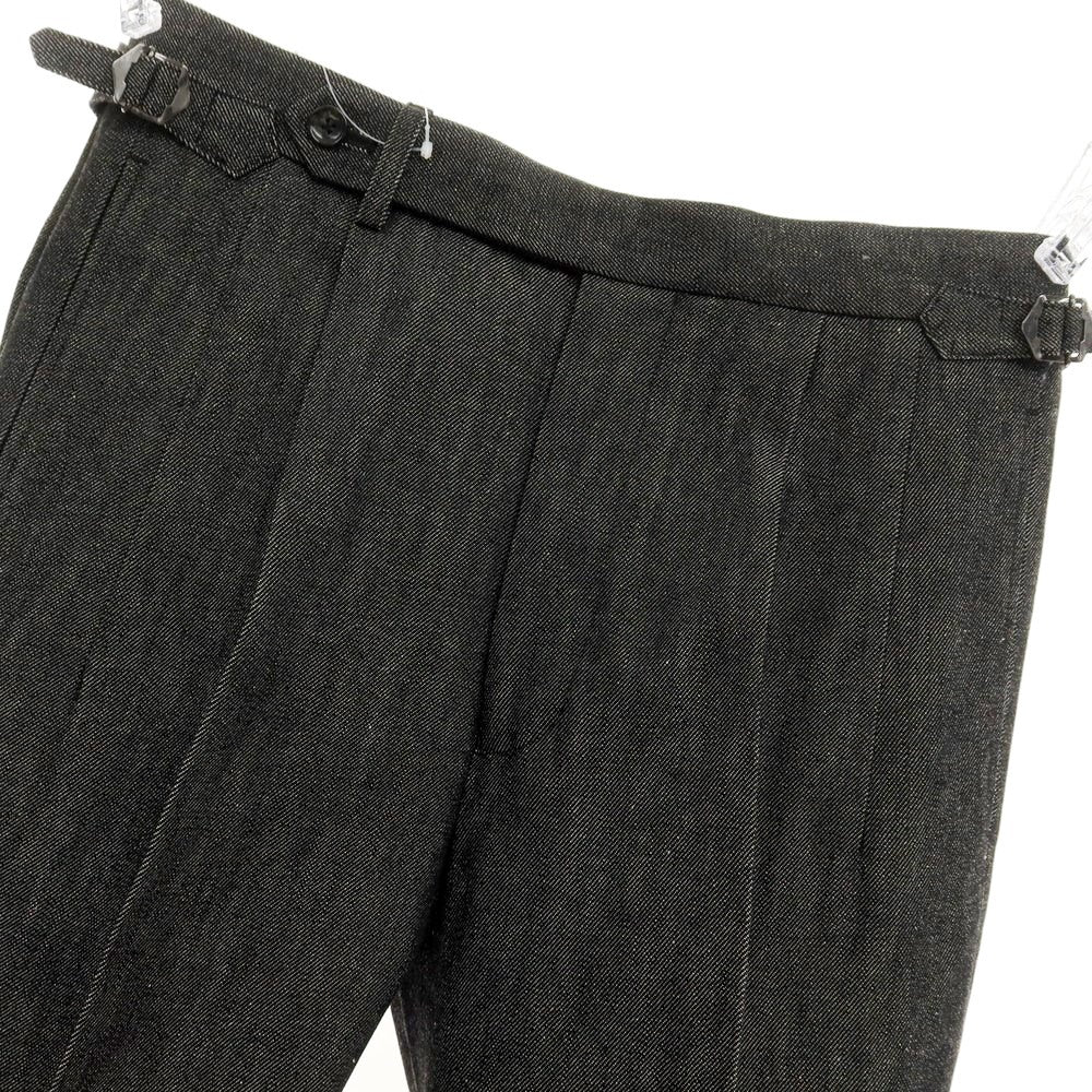 [Used] Mila Schon denim slacks pants, black [46] [Condition rank B] ​​[Men&