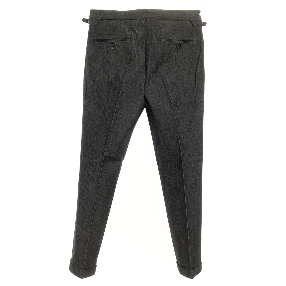 [Used] Mila Schon denim slacks pants, black [46] [Condition rank B] ​​[Men&