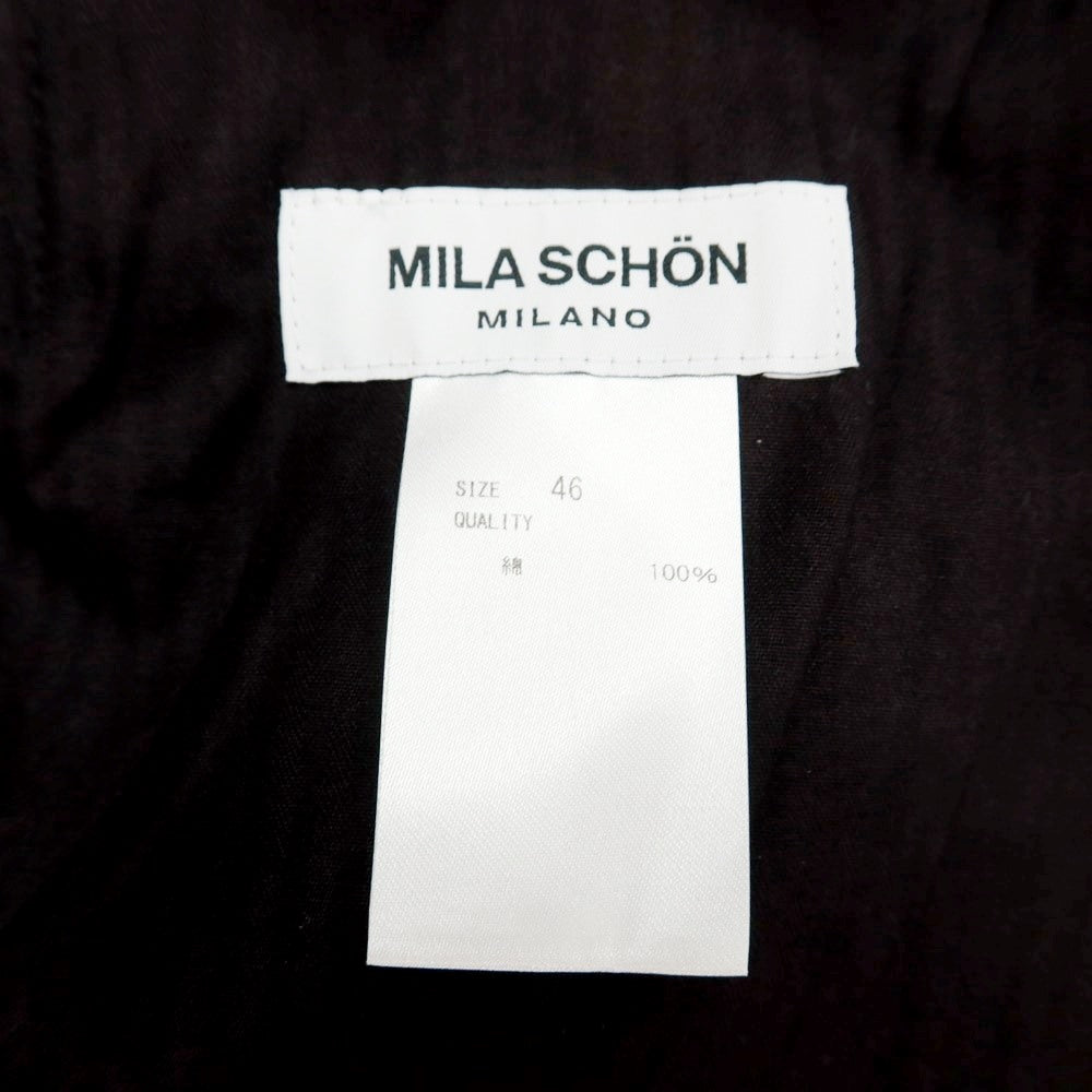 【中古】ミラショーン mila schon デニム スラックスパンツ ブラック【 46 】【 状態ランクB 】【 メンズ 】