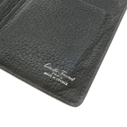 [Used] Camille Fournet Cordovan Billfold Long Wallet Black [Condition Rank C] [Men&