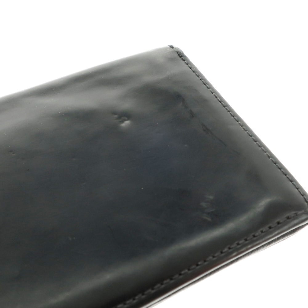 [Used] Camille Fournet Cordovan Billfold Long Wallet Black [Condition Rank C] [Men&