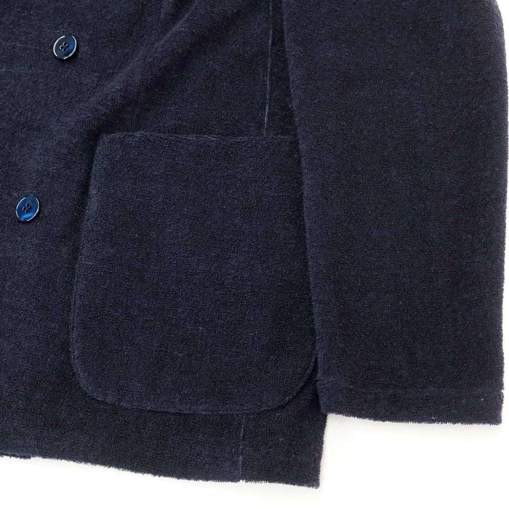 [Used] PAUL STUART Linen Cotton Casual Jacket Navy [48] [Condition Rank B] ​​[Men&