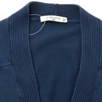 [Used] CIRCOLO 1901 Cotton Cardigan Light Navy [L] [Condition Rank B] ​​[Men&