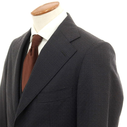 [Used] ONLY PREMIO Three-piece wool set-up 3-button suit Black [38] [Condition Rank B] ​​[Men&