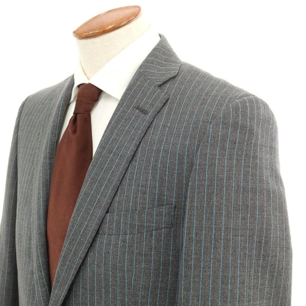 [Used] [Unused] ONLY Wool Stripe Set-up 3-Button Suit Gray x Light Blue [39] [Condition Rank S] [Men&