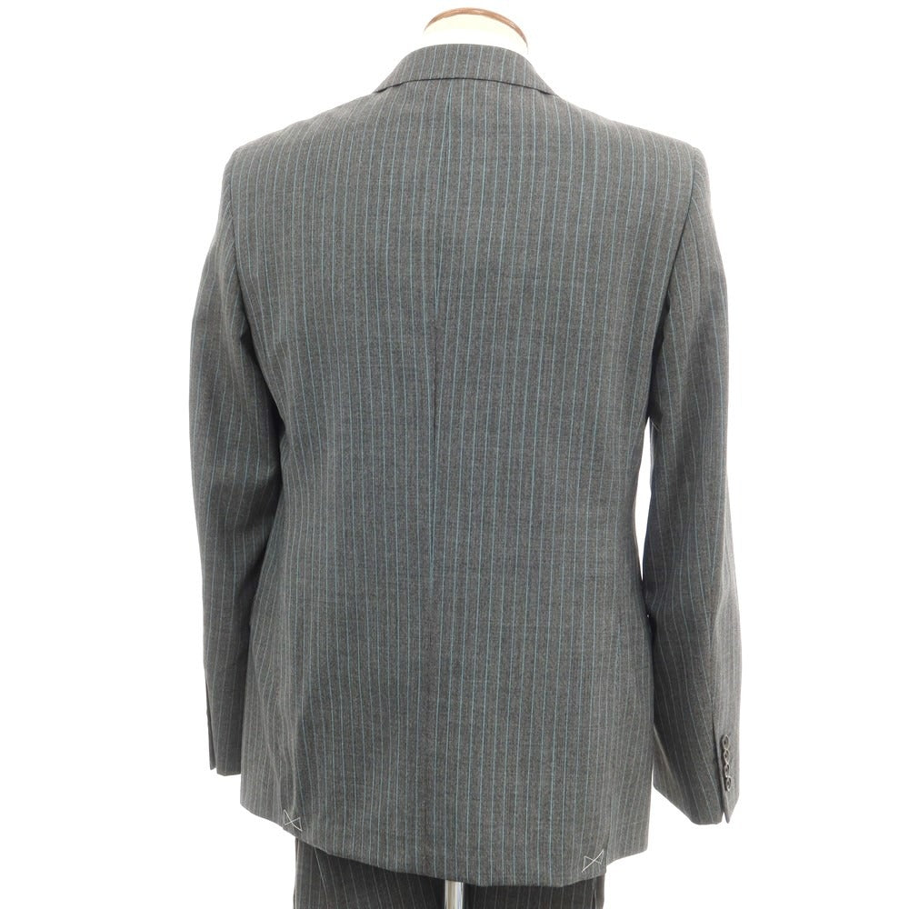 [Used] [Unused] ONLY Wool Stripe Set-up 3-Button Suit Gray x Light Blue [39] [Condition Rank S] [Men&