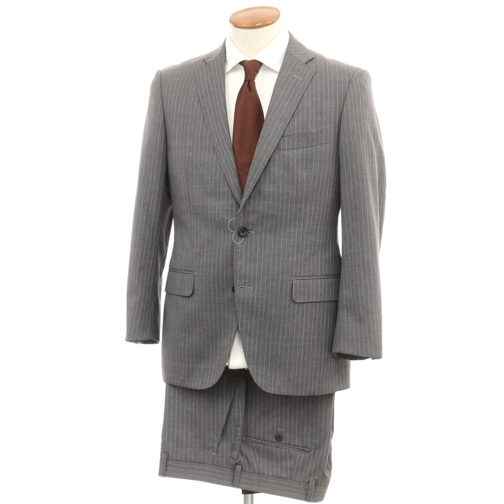 [Used] ONLY Wool Stripe Set-up 2-Button Suit Gray x White [847] [Condition Rank B] ​​[Men&