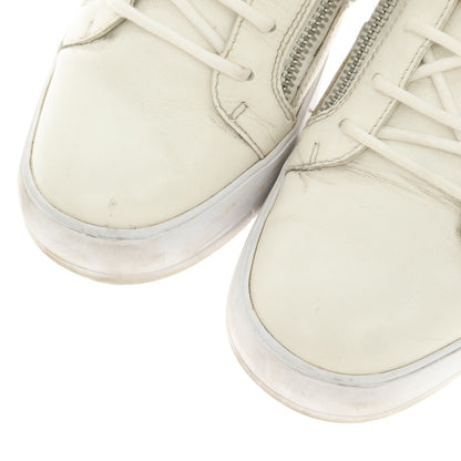 [Used] Giuseppe Zanotti GIUSEPPE ZANOTTI Leather Zip Sneakers White [43] [Condition Rank C] [Men&